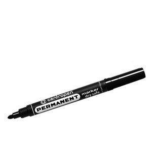 Маркер Centropen Dry Safe 8510 перманентний 2,5мм чорний ** 641730 фото