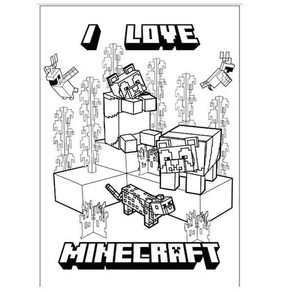 Розмальовка А4 Yes Minecraft 743219 12 сторінок ** 650114 фото