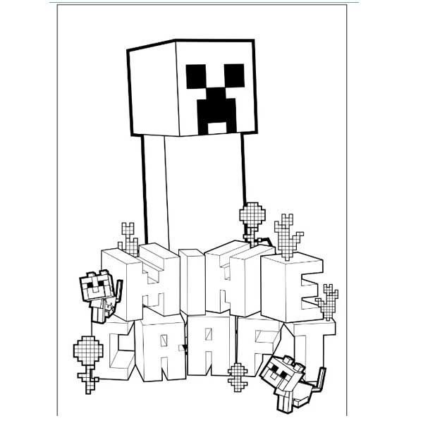 Розмальовка А4 Yes Minecraft 743219 12 сторінок ** 650114 фото