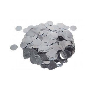 Конфетти круглое 254-009 500гр глянец серебро ** 642566 фото