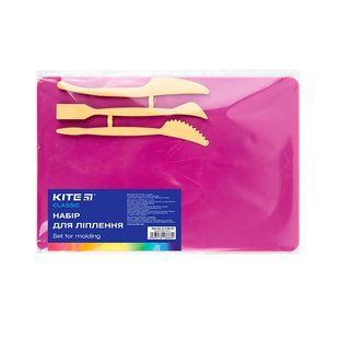 Набір для ліпки Kite K-1140-10 Kite Classic (дошка180х250мм+3стеки) ** 639634 фото