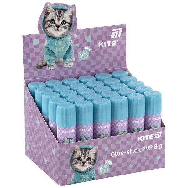 Клей-олівець Kite Studio Pets SP25-130 8гр з індикатором 646601 фото