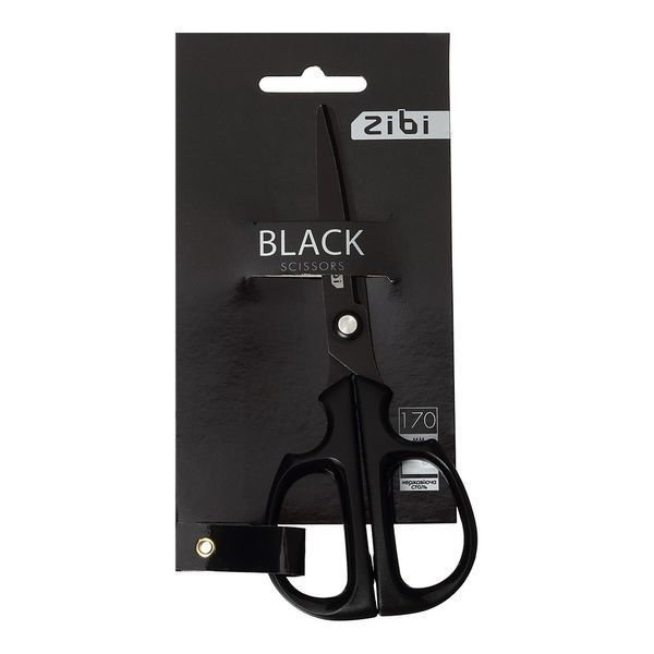 Ножиці ZiBi ZB5024 BLAK 170мм 646558 фото Ножиці ZiBi ZB5024 BLAK 170мм 646558 фото