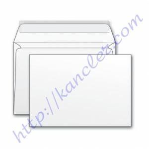 Конверт 110х220 DL СКЛ бел 80гр с окном (2140) 75608 фото