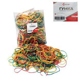 Гумки для грошей Kancler k1054 500г кольорові 613563 фото