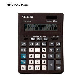 Калькулятор Citizen CDB-1601 BK 16-розрядний 603452 фото