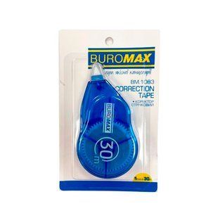 Коректор стрічковий BuroMAX ВМ1083 5мм х 30м блакитний 643895 фото