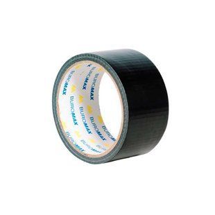 Скотч 48*10 метров BUROMAX BM7551 армированый черный ** 651487 фото