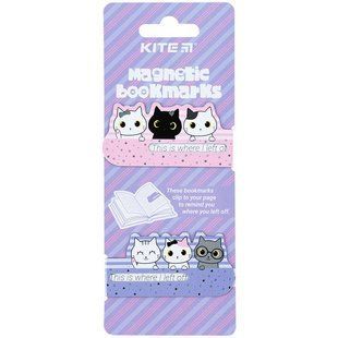 Набір магнітних закладок-індикаторів К24-496-3 Cats 2 закладки 644040 фото